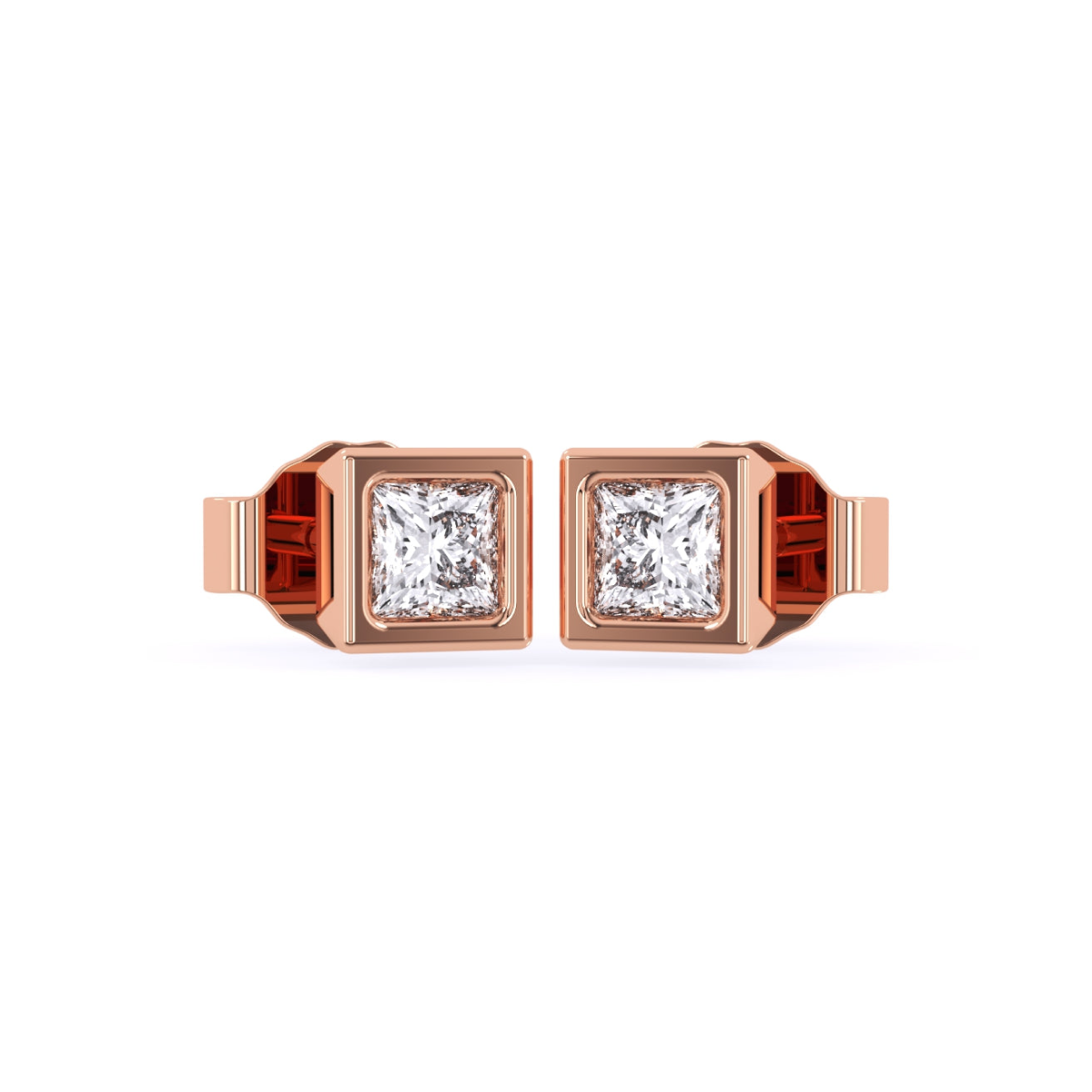 Dazzle Princess Lab Grown Diamond Solitaire Studs